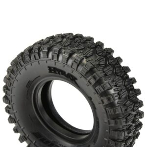 4pcs RC 2.2 Mud Slingers Tires Super Grip Rock Crawler Tyres Height 124mm/4.88inch & Aluminium 2.2 Beadlock Wheels Rims Blue/Silver Color 